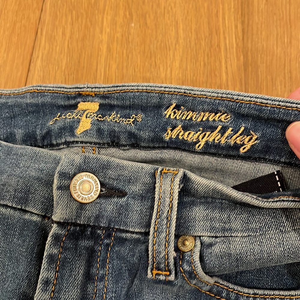 7 For All Mankind Kimmie Straight Leg 28 - Picture 3 of 6